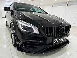 Mercedes Benz CLA180 R18 BodyKit 4 Exhausts Revcam 2016 Black